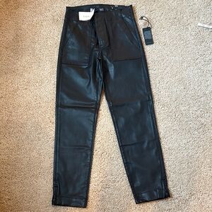 Kut from the Kloth Faux Leather Black Pants